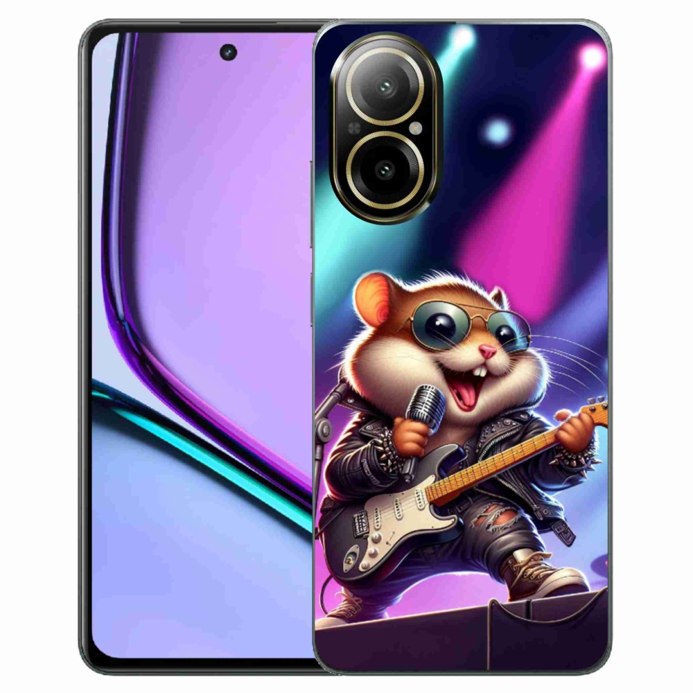 Gélový kryt mmCase na Realme C67 - škrečok rocker