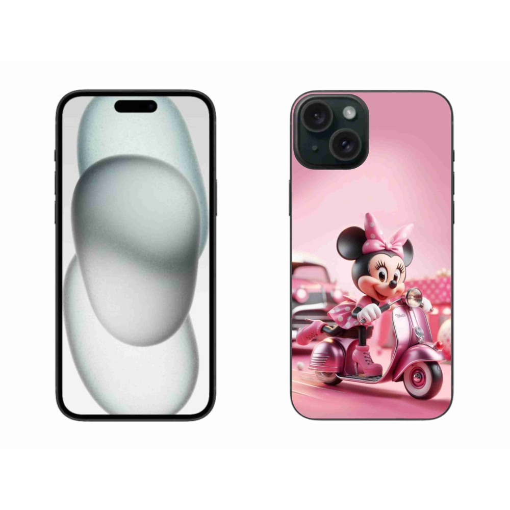 Gélový kryt mmCase na iPhone 15 Plus - minnie 1