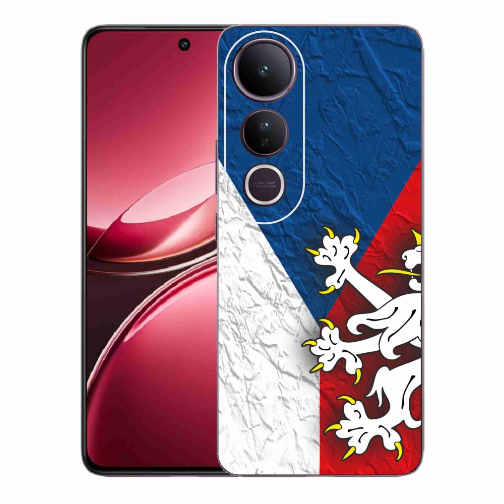Gélový kryt mmCase na Vivo V50 Lite 4G/5G - česká vlajka 1
