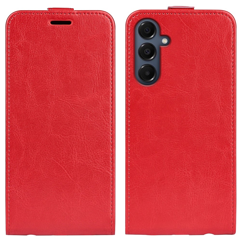 Vertical knižkové púzdro na Samsung Galaxy A17 5G - červené