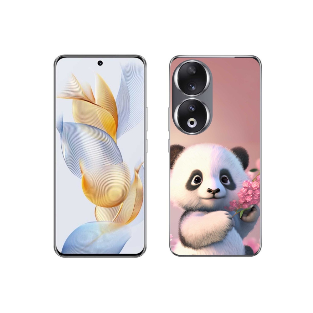 Gélový kryt mmCase na Honor 90 - roztomilá panda