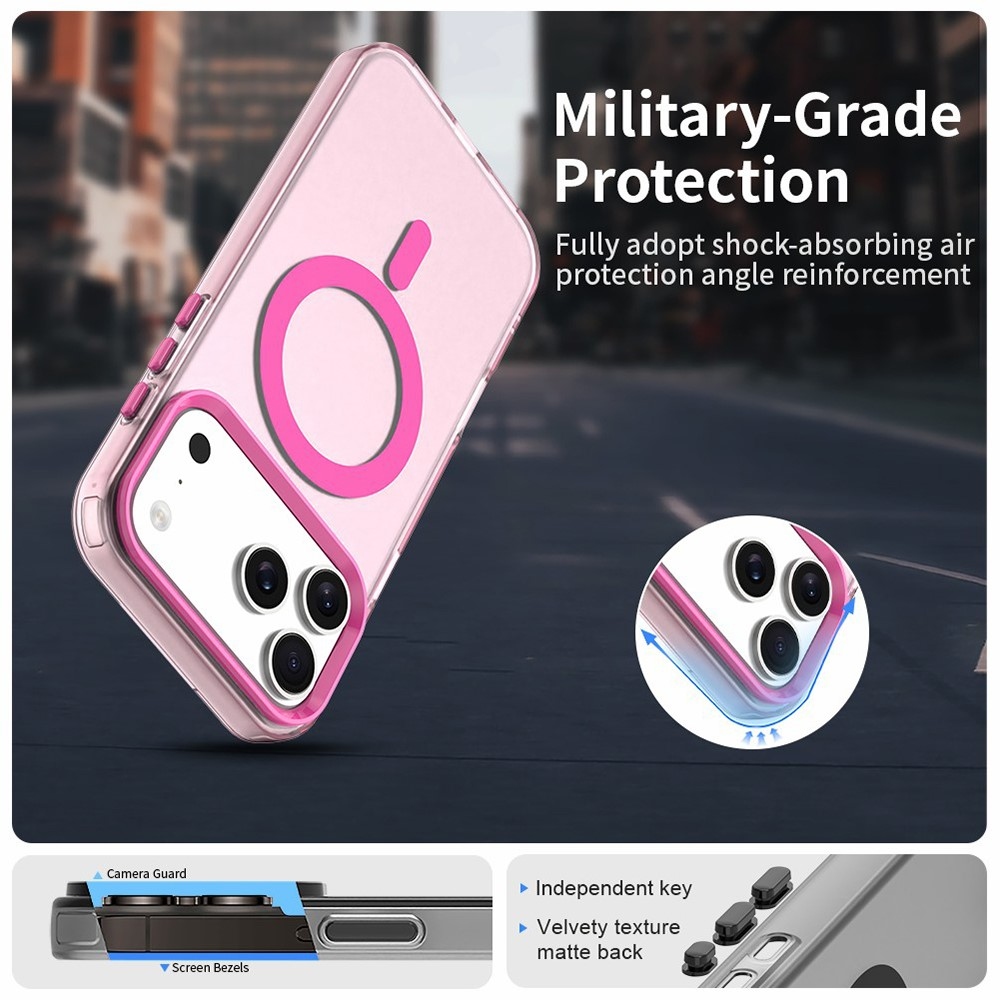 Candy gélový obal s MagSafe na iPhone 17 Pro - ružový