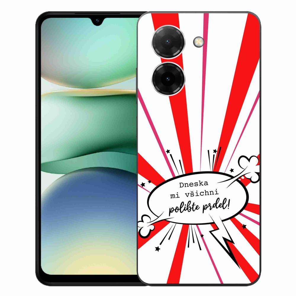 Gélový kryt mmCase na Xiaomi Redmi A5 - vtipný text 15 biele pozadie