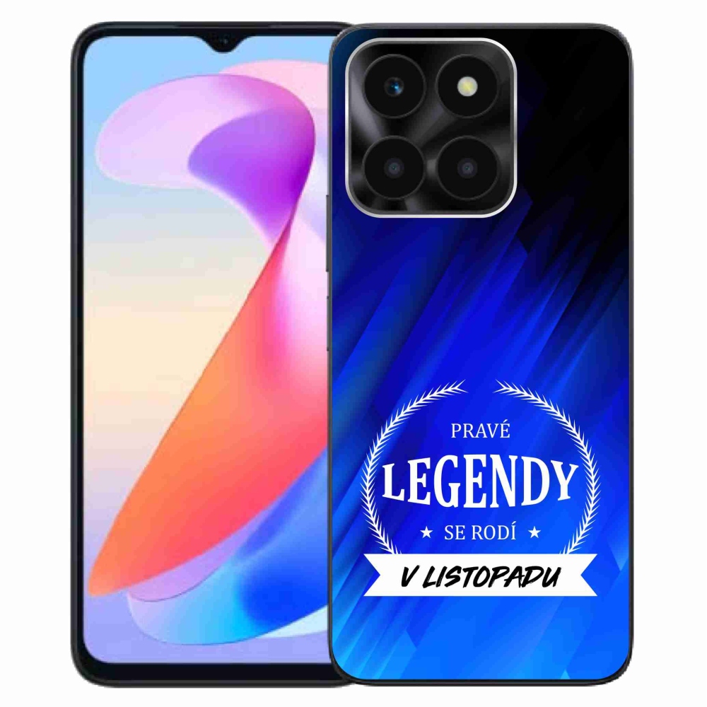 Gélový kryt mmCase na Honor X6a - legendy v novembri modrej pozadí