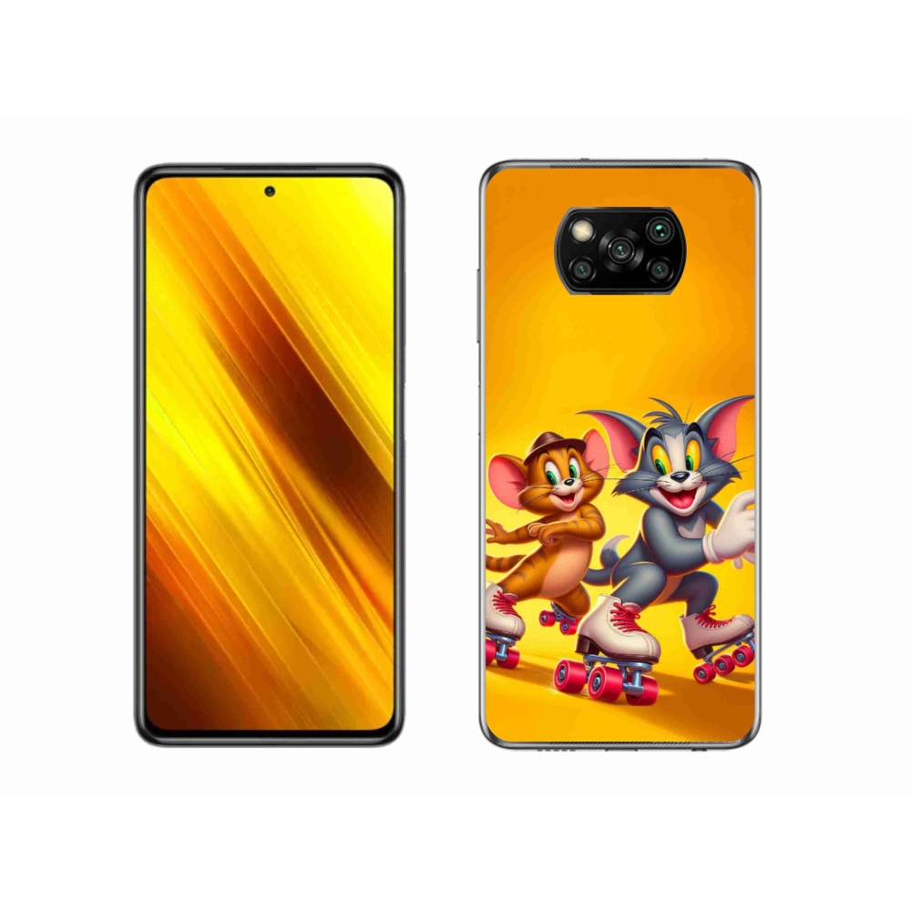 Gélový kryt mmCase na Xiaomi Poco X3 - tom a jerry