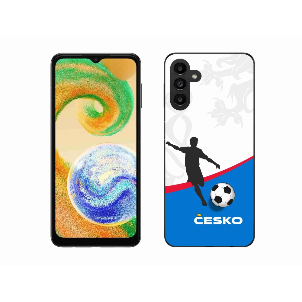 Gélový kryt mmCase na Samsung Galaxy A04s (164.7x76.7x9.1mm) - futbal Česko 1