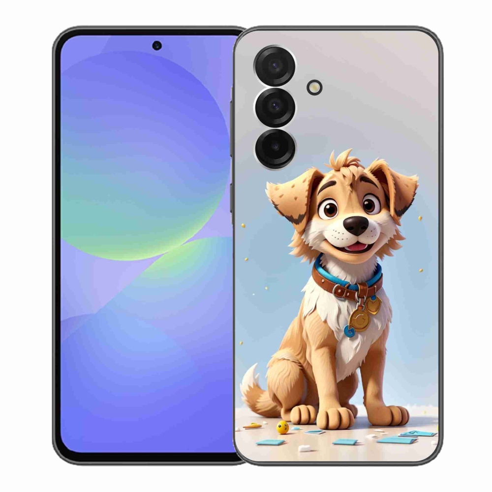 Gélový kryt mmCase na Samsung Galaxy A36 5G - kreslené šteňa
