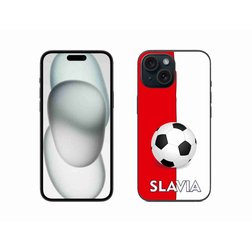 Gélový kryt mmCase na iPhone 15 - futbal 2