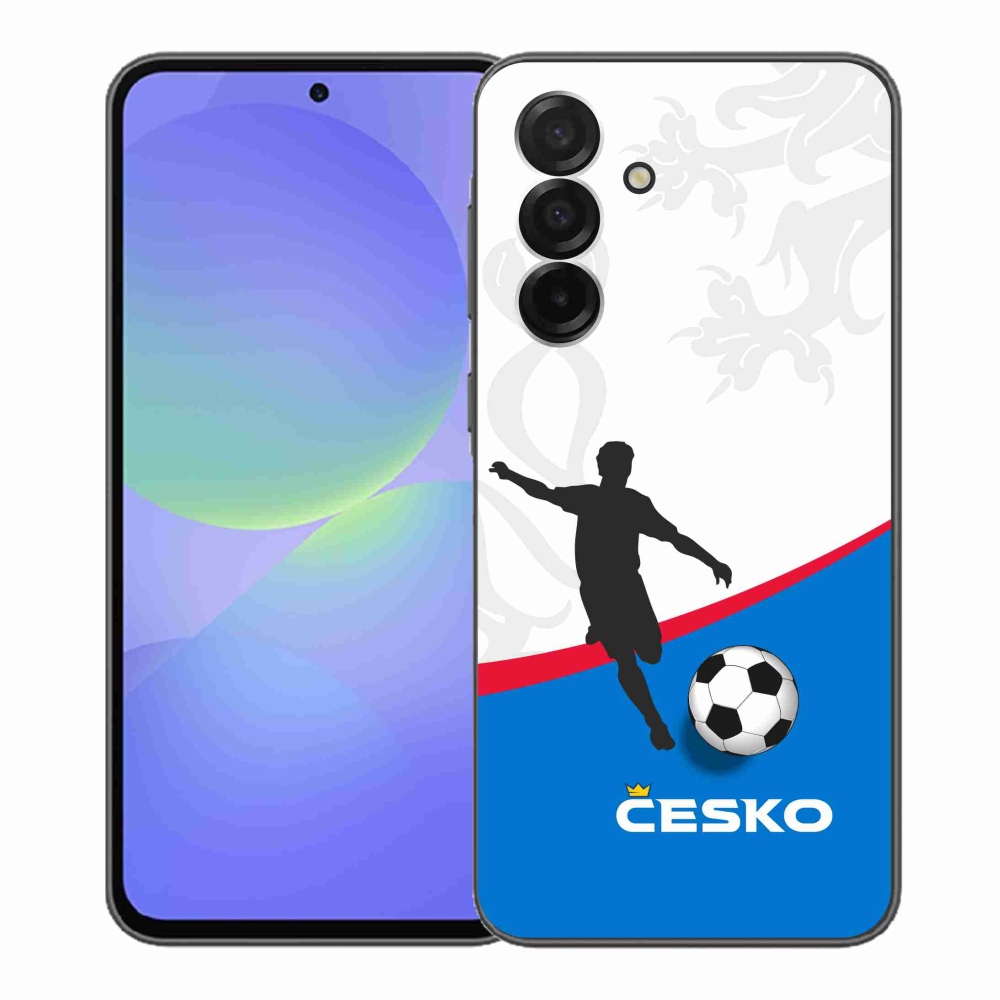 Gélový kryt mmCase na Samsung Galaxy A36 5G - futbal Česko 1