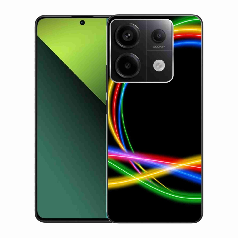 Gélový obal mmCase na Xiaomi Redmi Note 13 Pro 5G/Poco X6 5G - neónové kruhy
