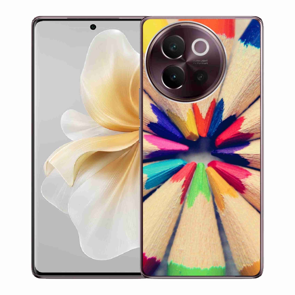 Gélový kryt mmCase na Vivo V40 Lite 5G - pastelky