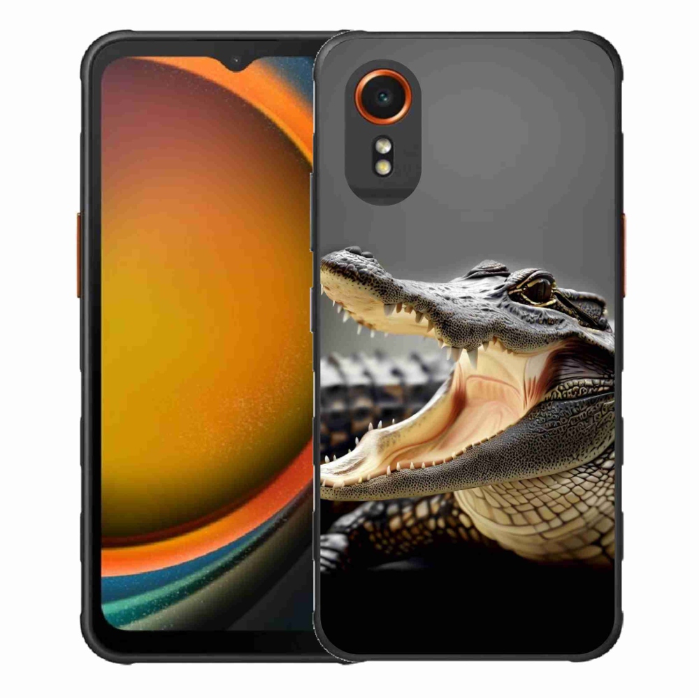 Gélový kryt mmCase na Samsung Galaxy Xcover 7 - krokodíl