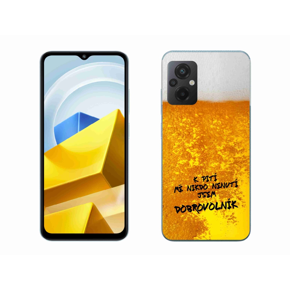 Gélový kryt mmCase na Xiaomi Poco M5 4G - pivný motív 4