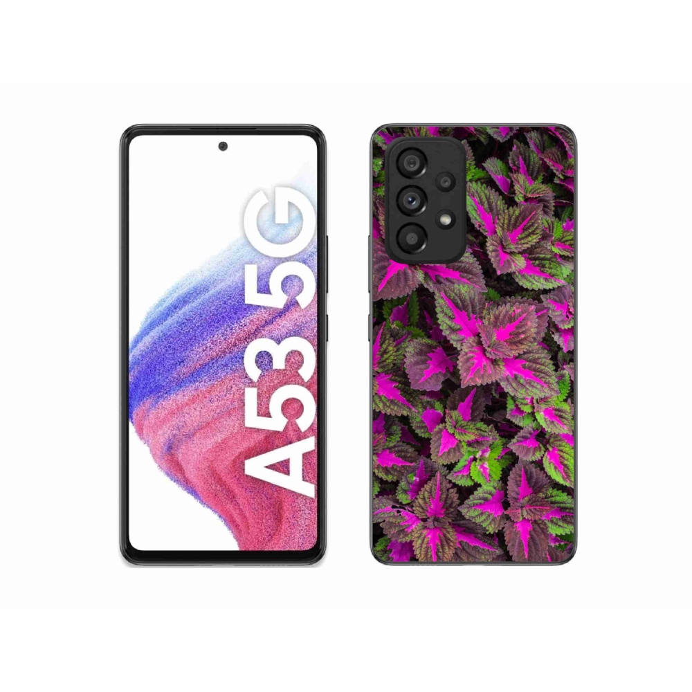 Gélový kryt mmCase na Samsung Galaxy A53 5G - kvety 10