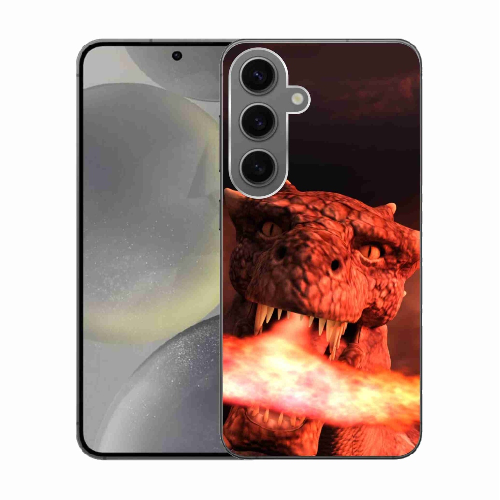 Gélový kryt mmCase na Samsung Galaxy S24 - drak