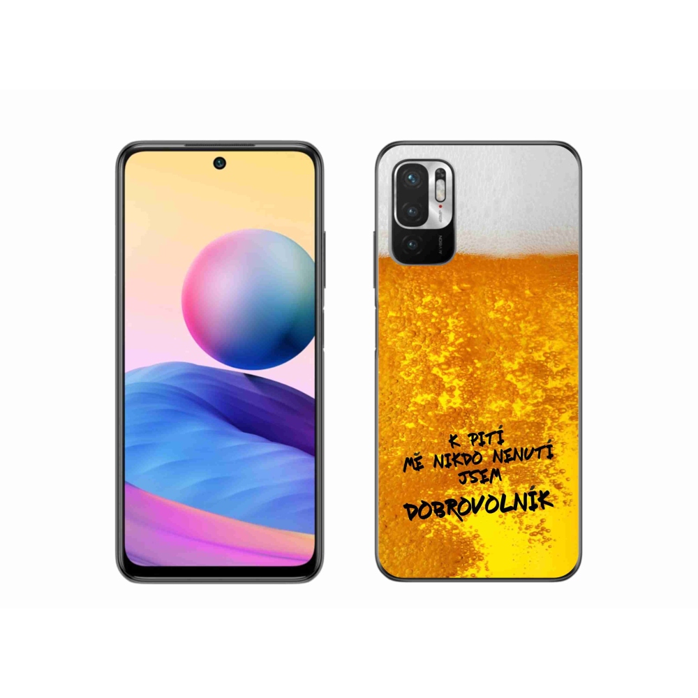 Gélový kryt mmCase na Xiaomi Redmi Note 10 5G - pivný motív 4