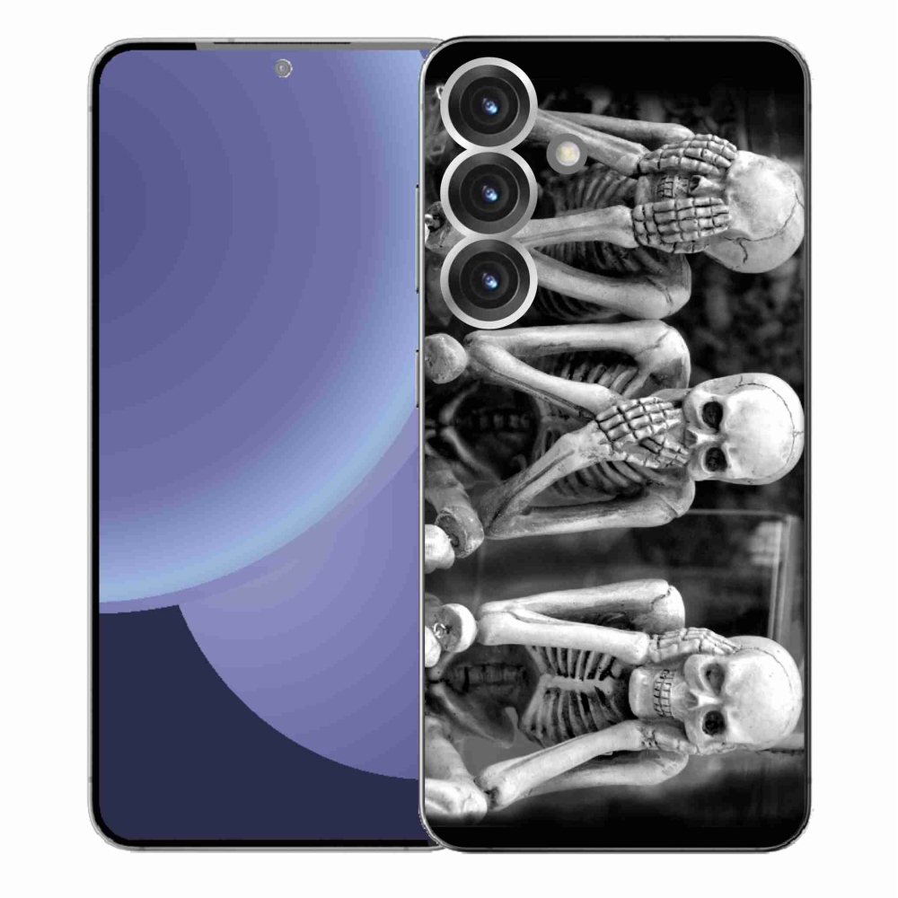 Gélový kryt mmCase na Samsung Galaxy S25+ - kostlivci