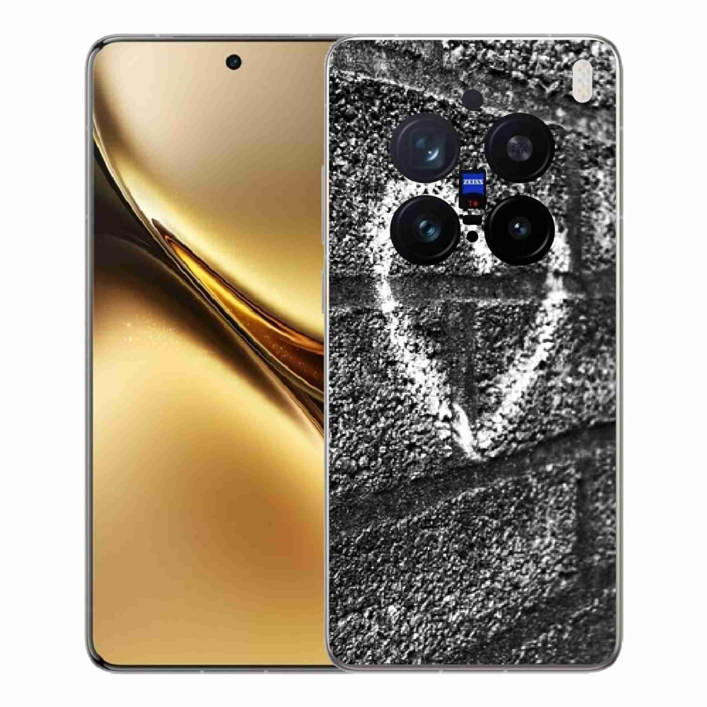 Gélový kryt mmCase na Vivo X200 Pro 5G - srdce na stene