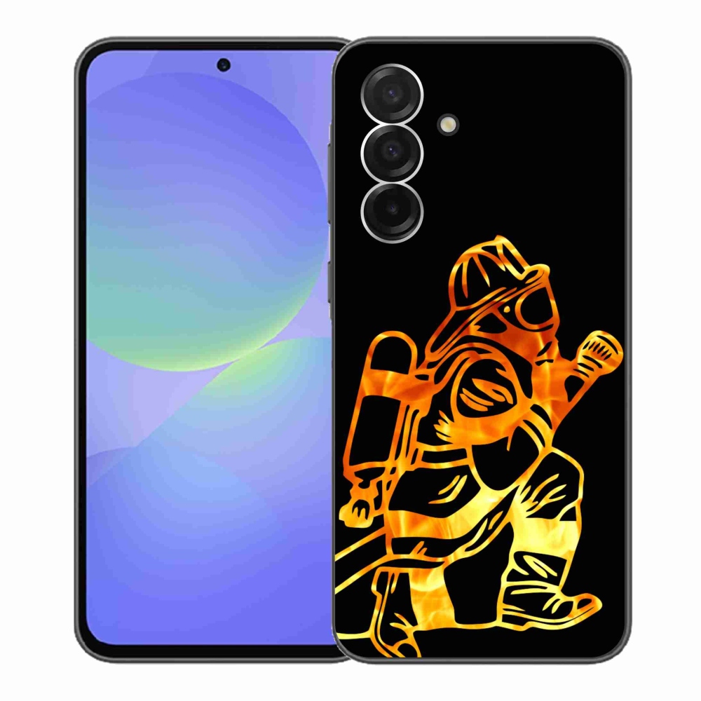 Gélový kryt mmCase na Samsung Galaxy A36 5G - hasič 1