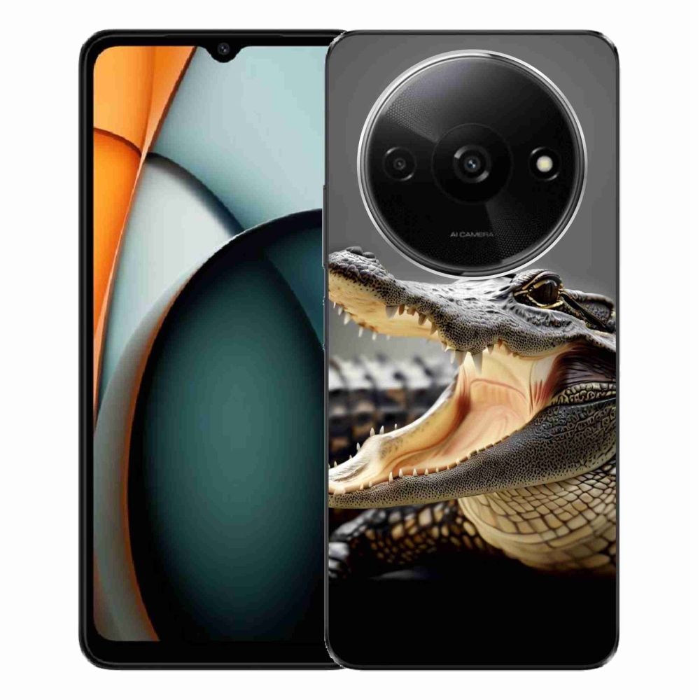 Gélový kryt mmCase na Xiaomi Redmi A3 - krokodíl
