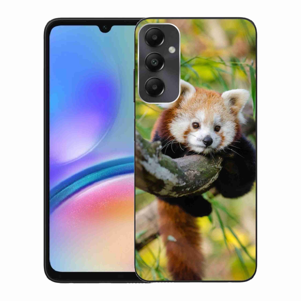 Gélový kryt mmCase na Samsung Galaxy A05s - panda červená