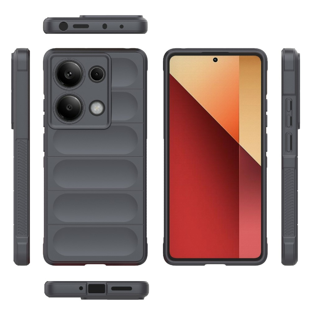 Rugg odolný gélový obal na Xiaomi Redmi Note 14S - tmavosivý