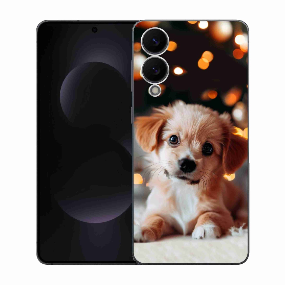 Gélový kryt mmCase na Samsung Galaxy S25 Edge - šteniatko
