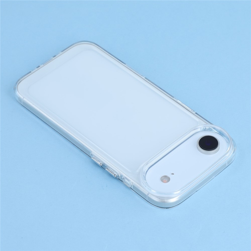 Gélový obal s pevným chrbtom na iPhone 17 Air - priehľadný