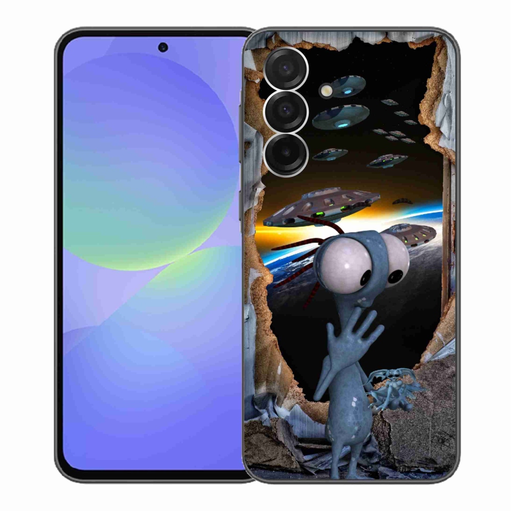 Gélový kryt mmCase na Samsung Galaxy A36 5G - mimozemšťan