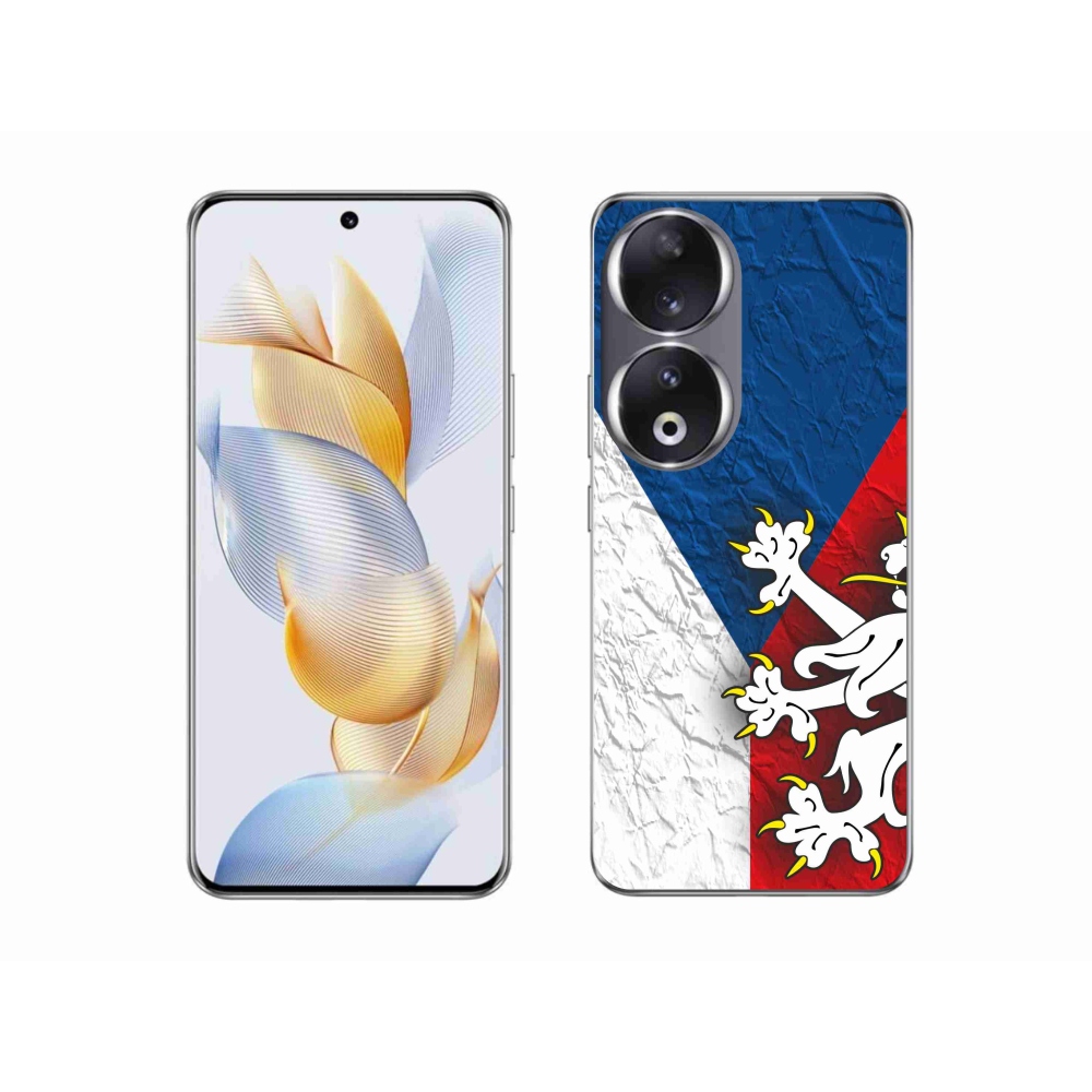 Gélový kryt mmCase na Honor 90 - česká vlajka 1