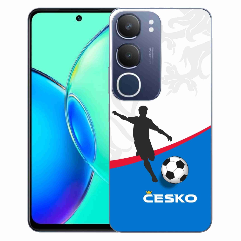 Gélový kryt mmCase na Vivo Y19s - futbal Česko 1