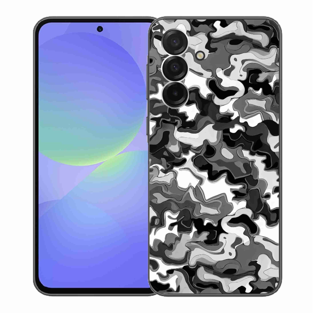 Gélový kryt mmCase na Samsung Galaxy A36 5G - maskáčový vzor 3