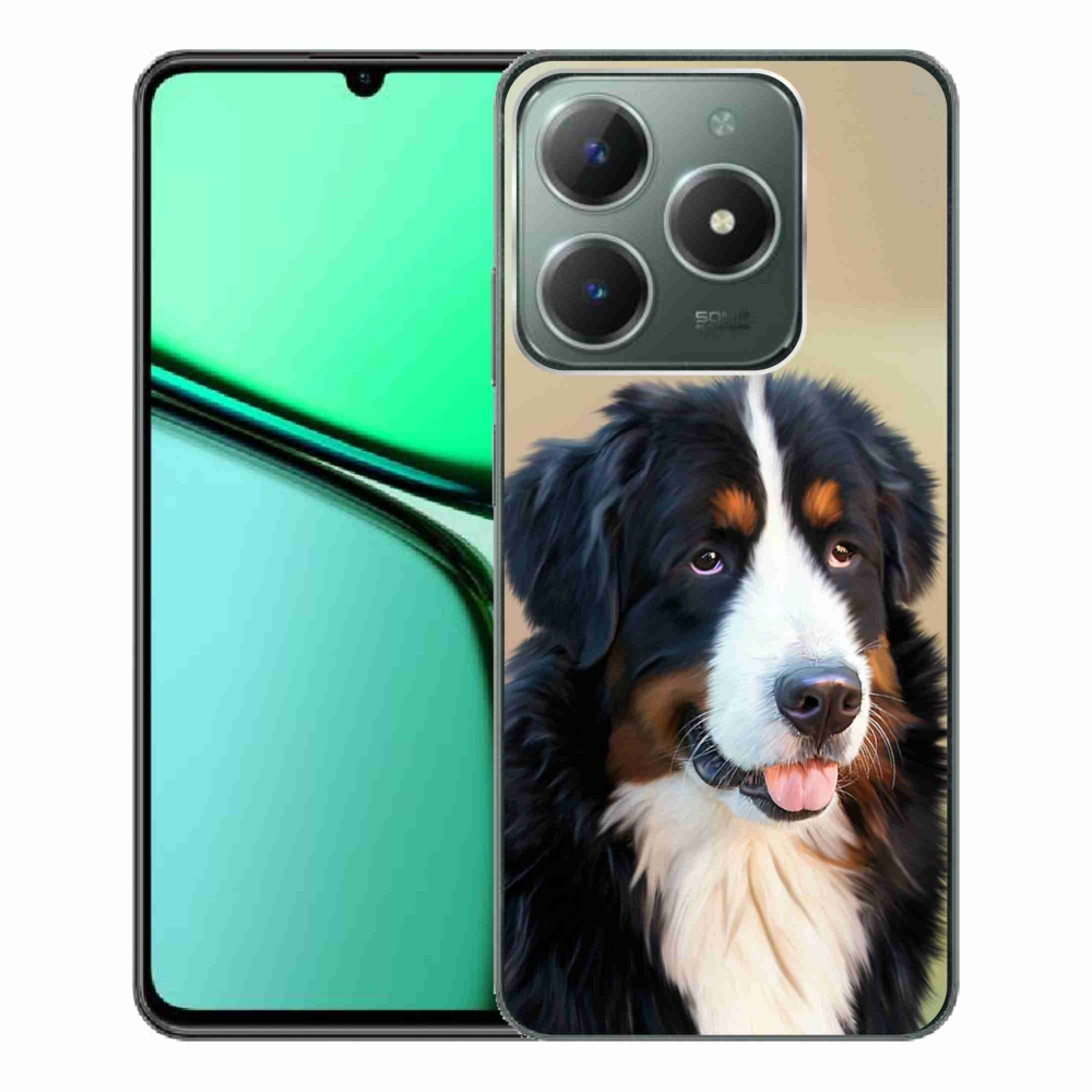 Gélový obal mmCase na Realme C61 - bernský salašnícky pes