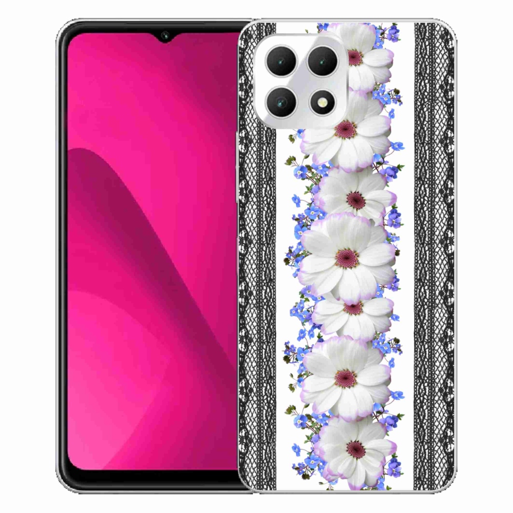 Gélový kryt mmCase na T-Mobile T Phone 2 - kvety 8