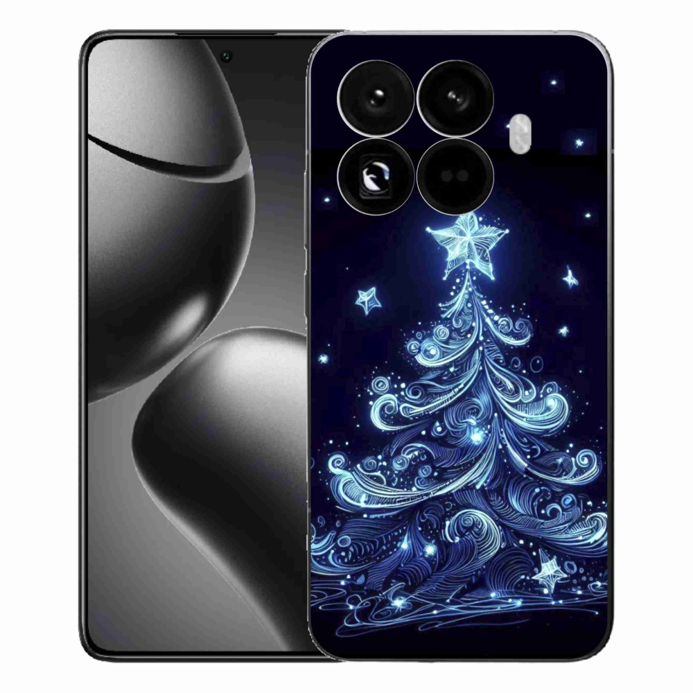 Gélový kryt mmCase na Xiaomi 15T Pro - neónový vianočný stromček 4