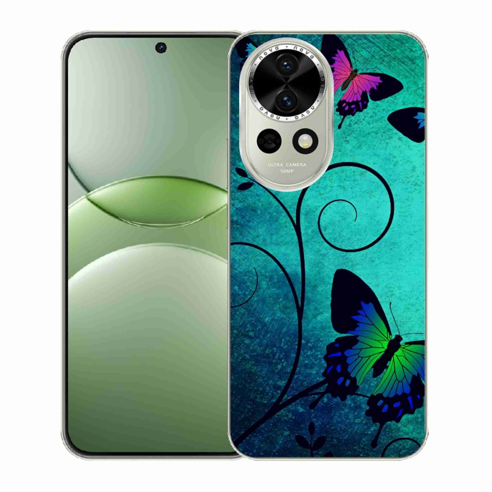 Gélový kryt mmCase na Huawei Nova 13 5G - farební motýle