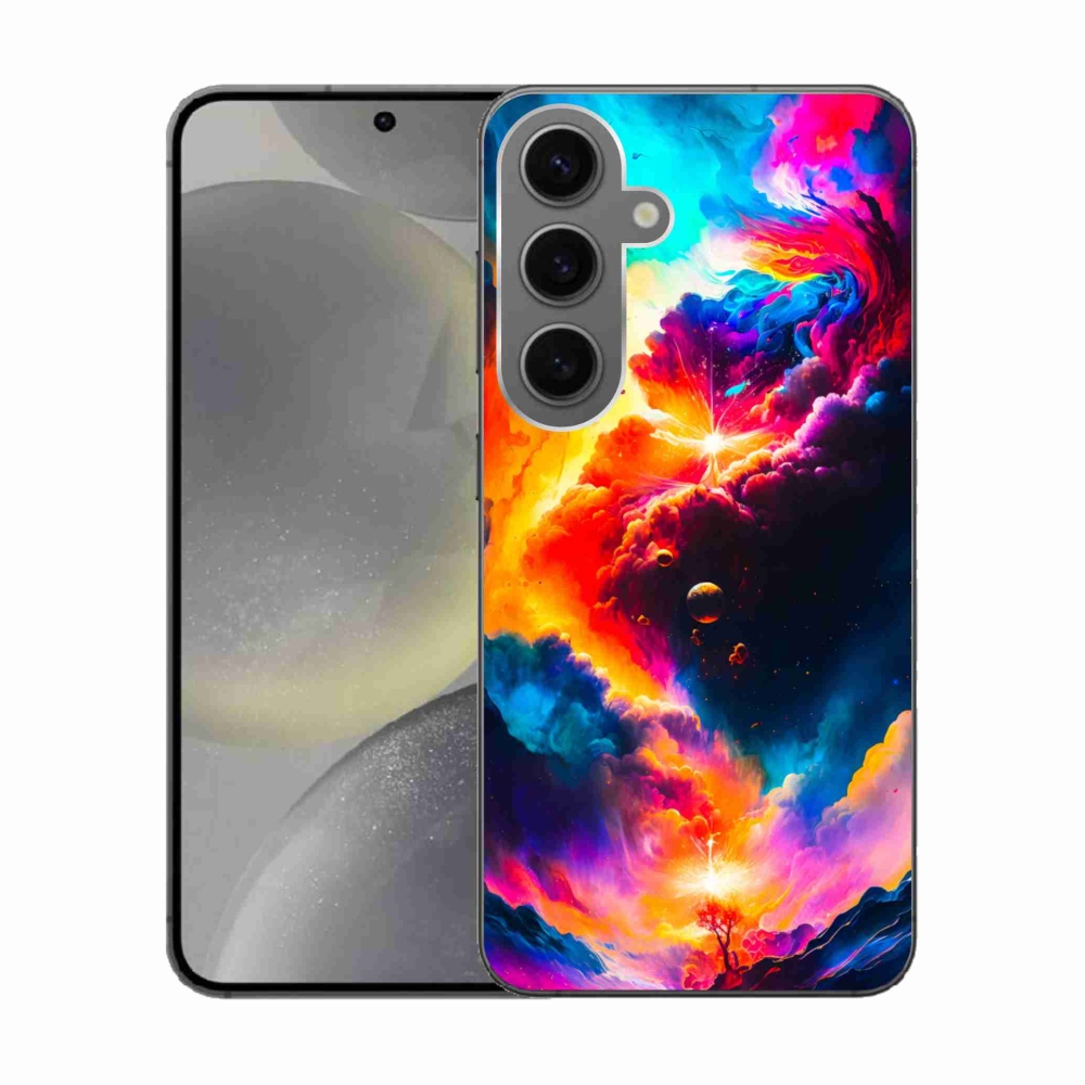 Gélový kryt mmCase na Samsung Galaxy S24 - abstraktný motív