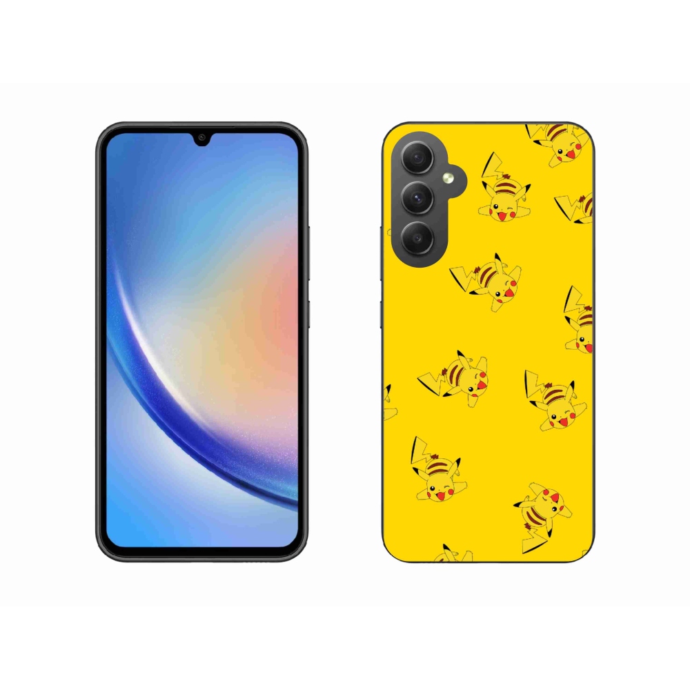 Gélový kryt mmCase na Samsung Galaxy A34 5G - pikachu