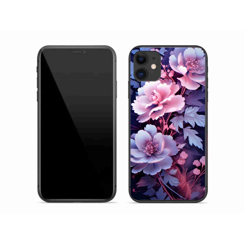 Gélový kryt mmCase na iPhone 11 - kvety 11