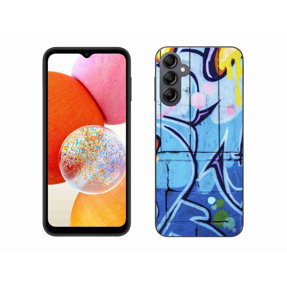 Gélový kryt mmCase na Samsung Galaxy A14 4G/5G - graffiti