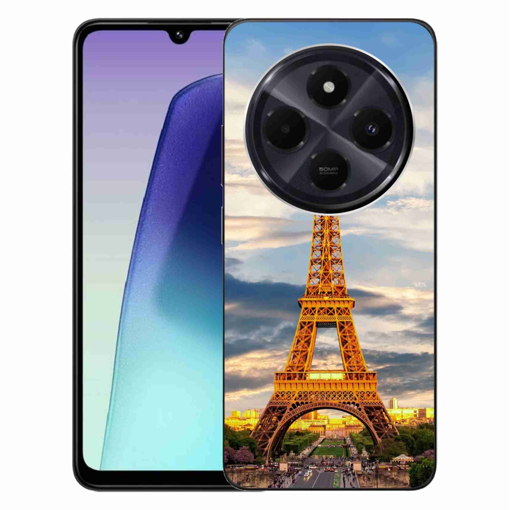 Gélový kryt mmCase na Xiaomi Redmi 14C/Poco C75 - eiffelova veža 3