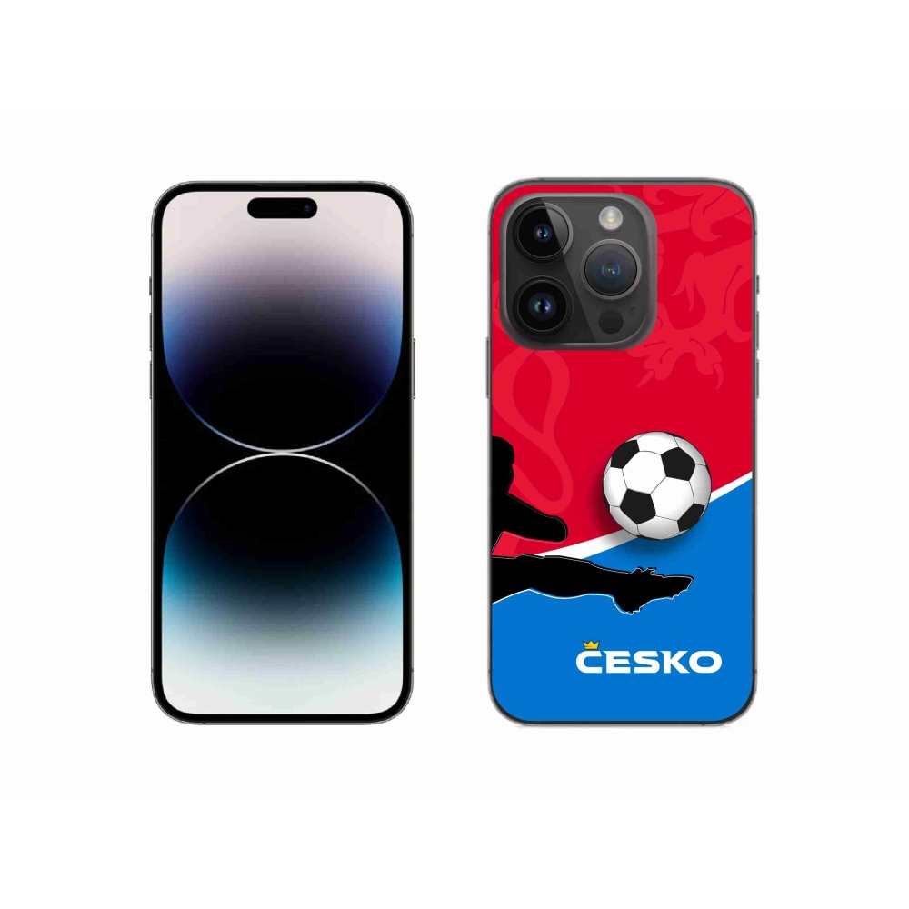Gélový kryt mmCase na iPhone 14 Pro 6.1 - futbal Česko 2