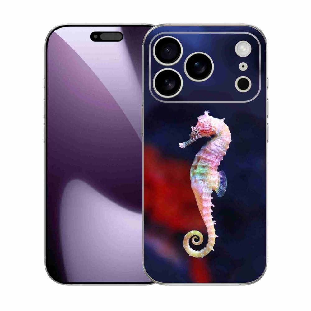 Gélový kryt mmCase na iPhone 17 Pro - morský koník