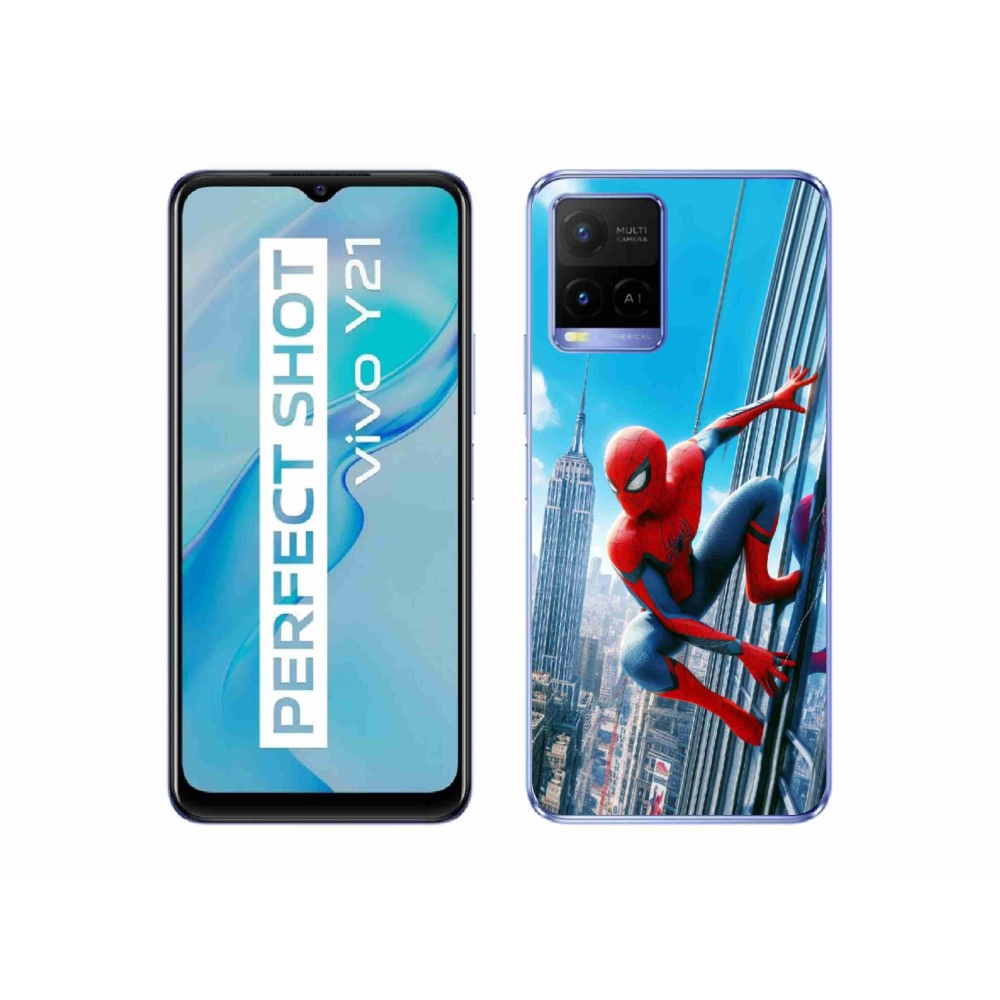 Gélový kryt mmCase na Vivo Y21/Y21s/Y33s - spiderman