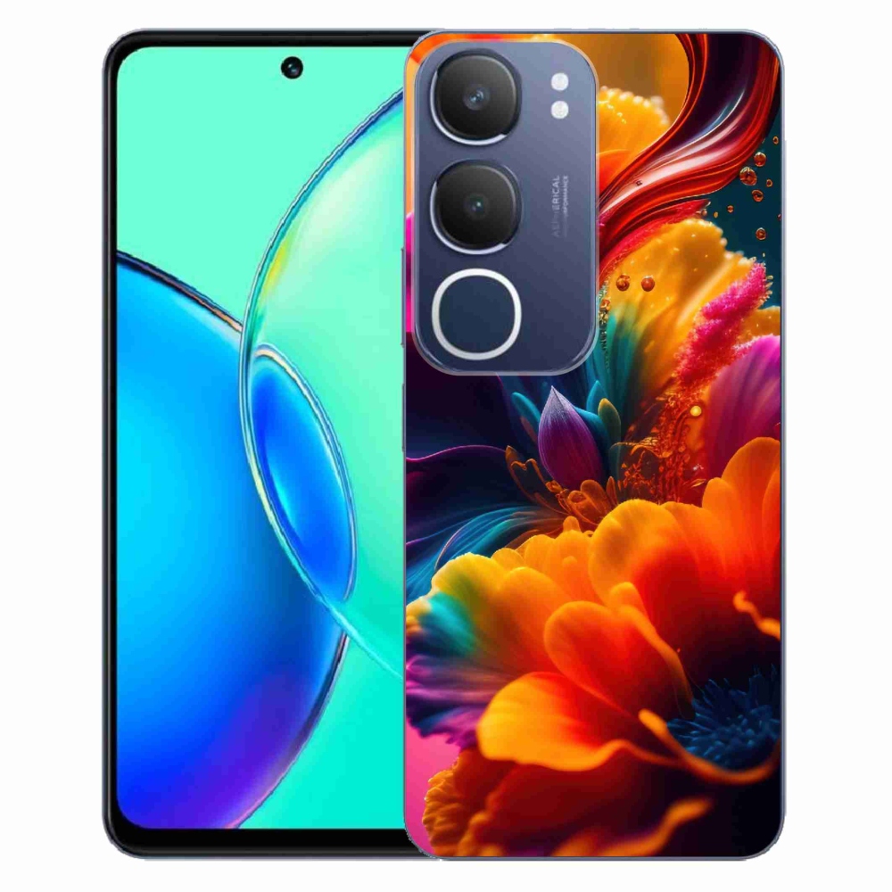 Gélový kryt mmCase na Vivo Y19s - abstraktný motív 2