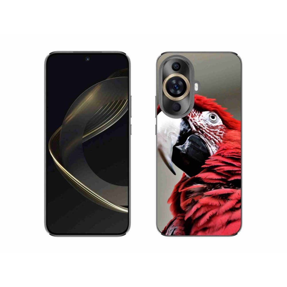 Gélový obal mmCase na Huawei Nova 11 - papagáj ara červený