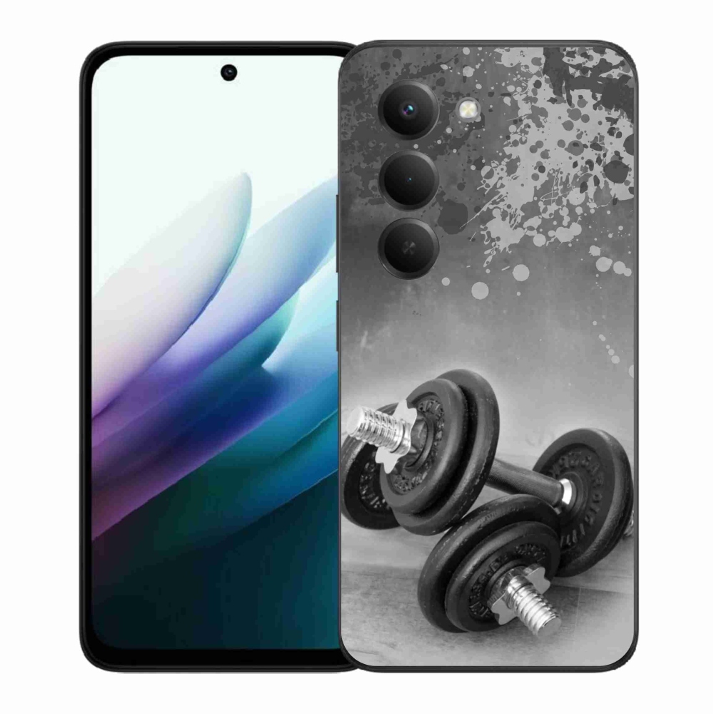 Gélový kryt mmCase na Xiaomi Redmi 15 4G/5G (171mm) - činky 1