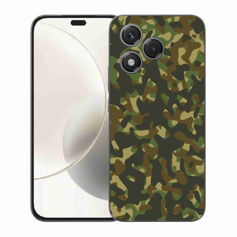 Gélový kryt mmCase na Honor 400 Lite - maskáčový vzor 1