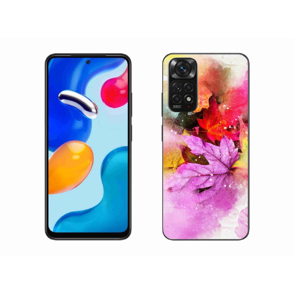 Gélový kryt mmCase na Xiaomi Redmi Note 11 4G - farebné listy