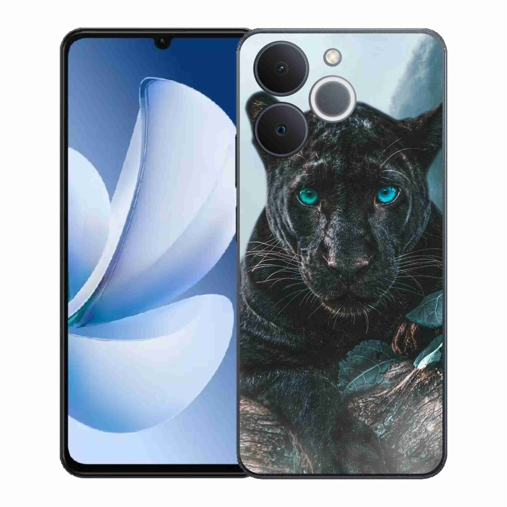 Gélový kryt mmCase na Realme Note 70T - čierny panter